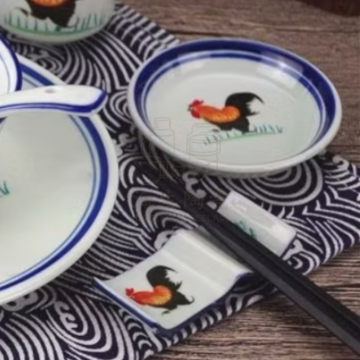 [Rooster] Saucer | Chopstick Rest